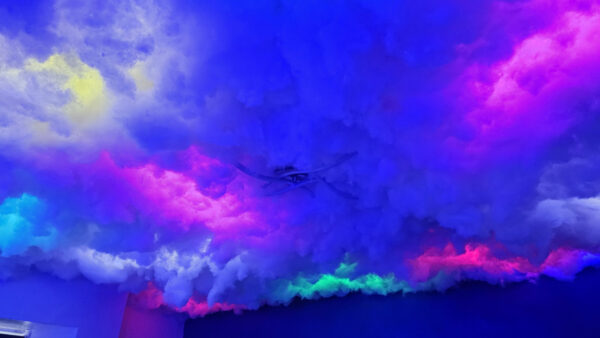 Thunder Smart LED 3D Ceiling Cloud Light, 9 Square Metre Coverage [Without Easy Removal Kit] - Image 3