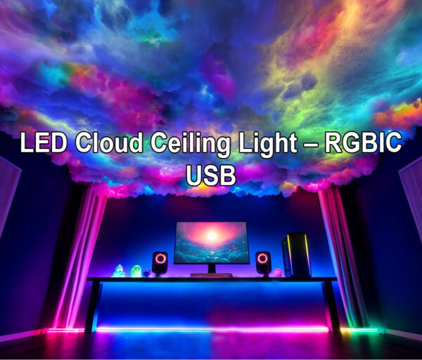 Software Cloud Led Thunder Smart LED 3D Ceiling Cloud Light, 16 Square Metre Coverage ...